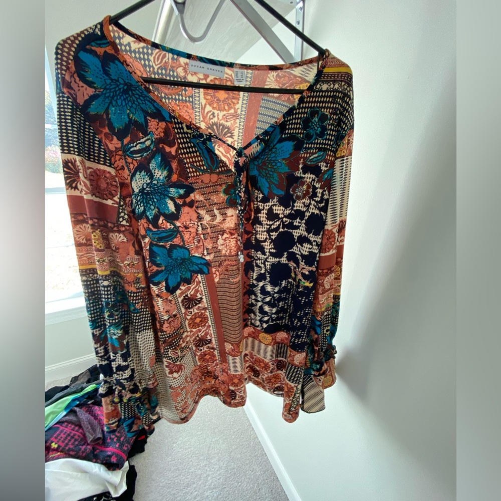 Colorful Blouse Never worn
